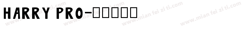 Harry pro字体转换